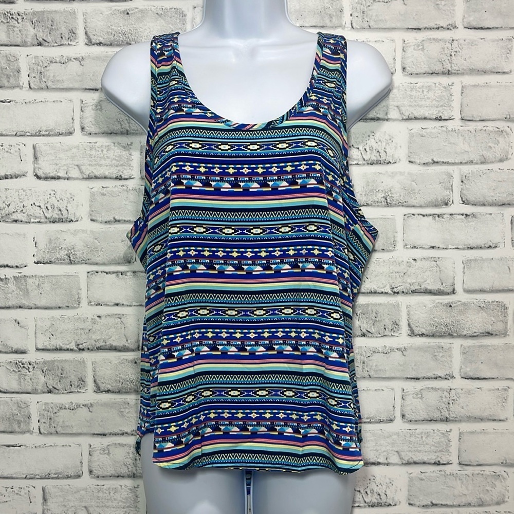 Francesco Collection Racerback Tank Top Medium